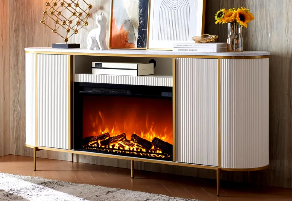 modern electric fireplace